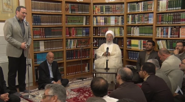 دیدار مسئولان و اساتید دروس تعلیم و تربیت اسلامی دانشگاه فرهنگیان با آیت الله العظمی مکارم شیرازی