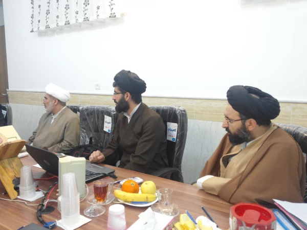 جلسه بررسی وضعیت پژوهشکده در حال راه اندازی تعلیم و تربیت اسلامی قم