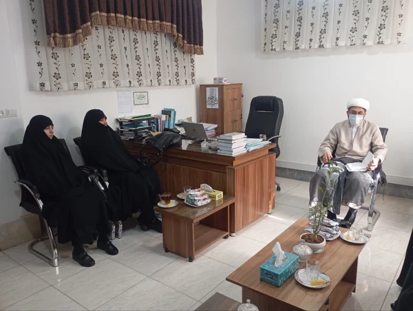 بازدید مدیر و اعضای محترم هیئت علمی گروه معارف اسلامی خواهران پردیس نسیبه دانشگاه فرهنگیان تهران از پژوهشکده تعلیم و تربیت اسلامی 6